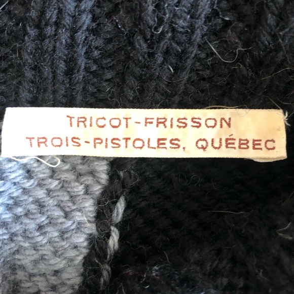 Vintage Hand Knit Chunky Knit Cozy Wool Sweater Large - Picture 6 of 7